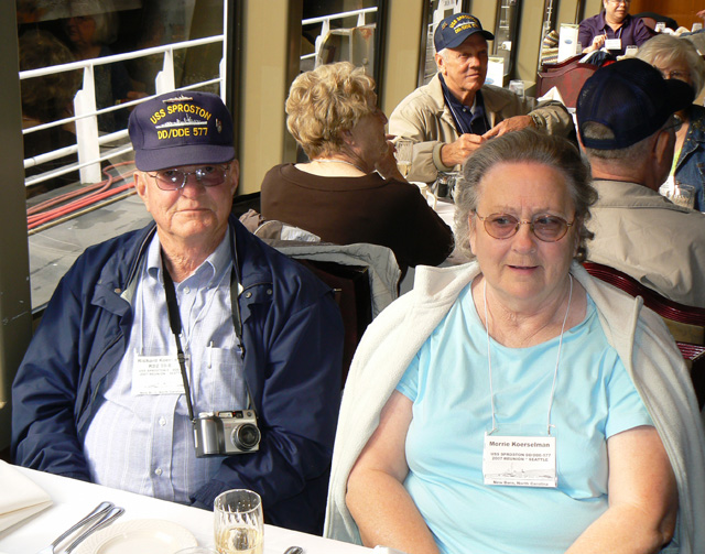 Richard & Morrie Korselman aboard the Royal Argosy - Seattle, Washington