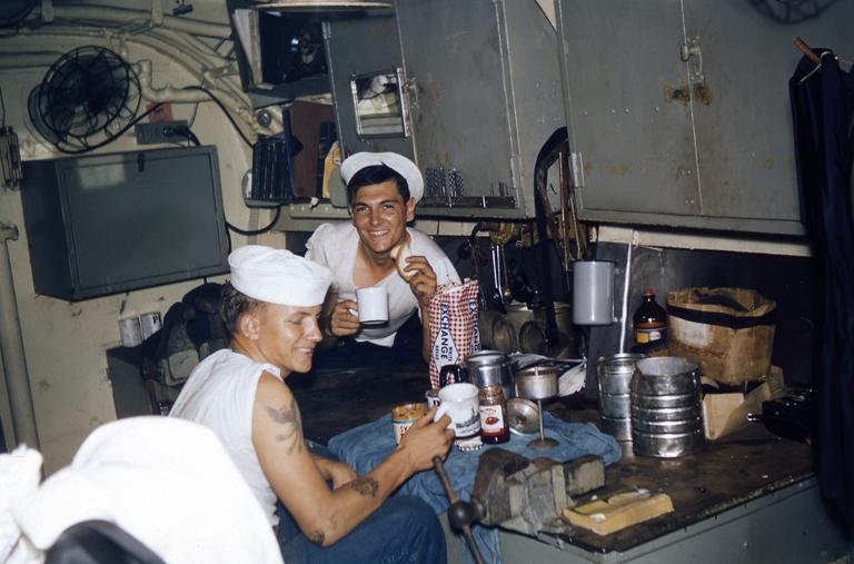 USS Sproston Shipfitter shop