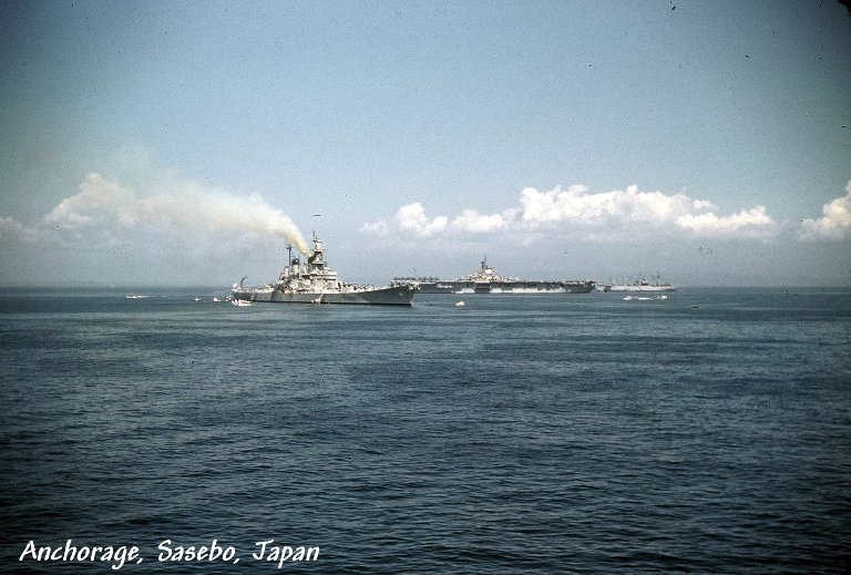 Anchorage off of Sasebo, Japan