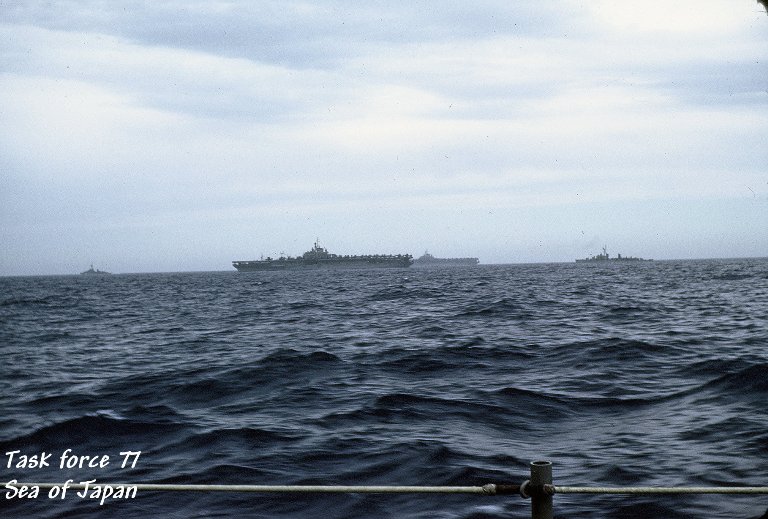 2 carriers - Task Force 77