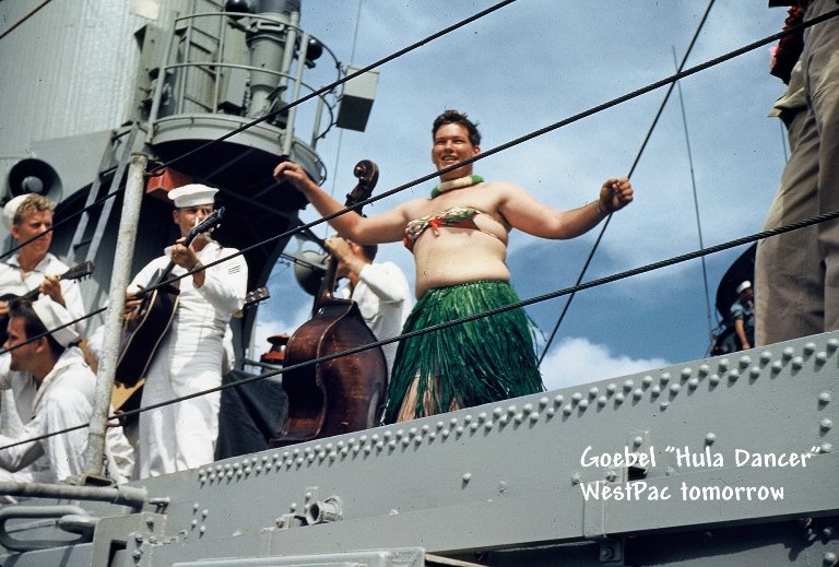 Goebel as Hula Dancer