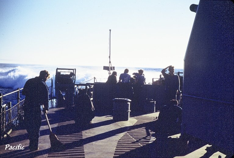 Underway in the Pacific