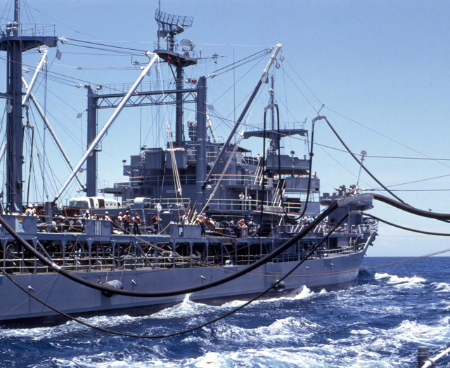 Refueling from USS Kawishiwi (AO-146) - 1967